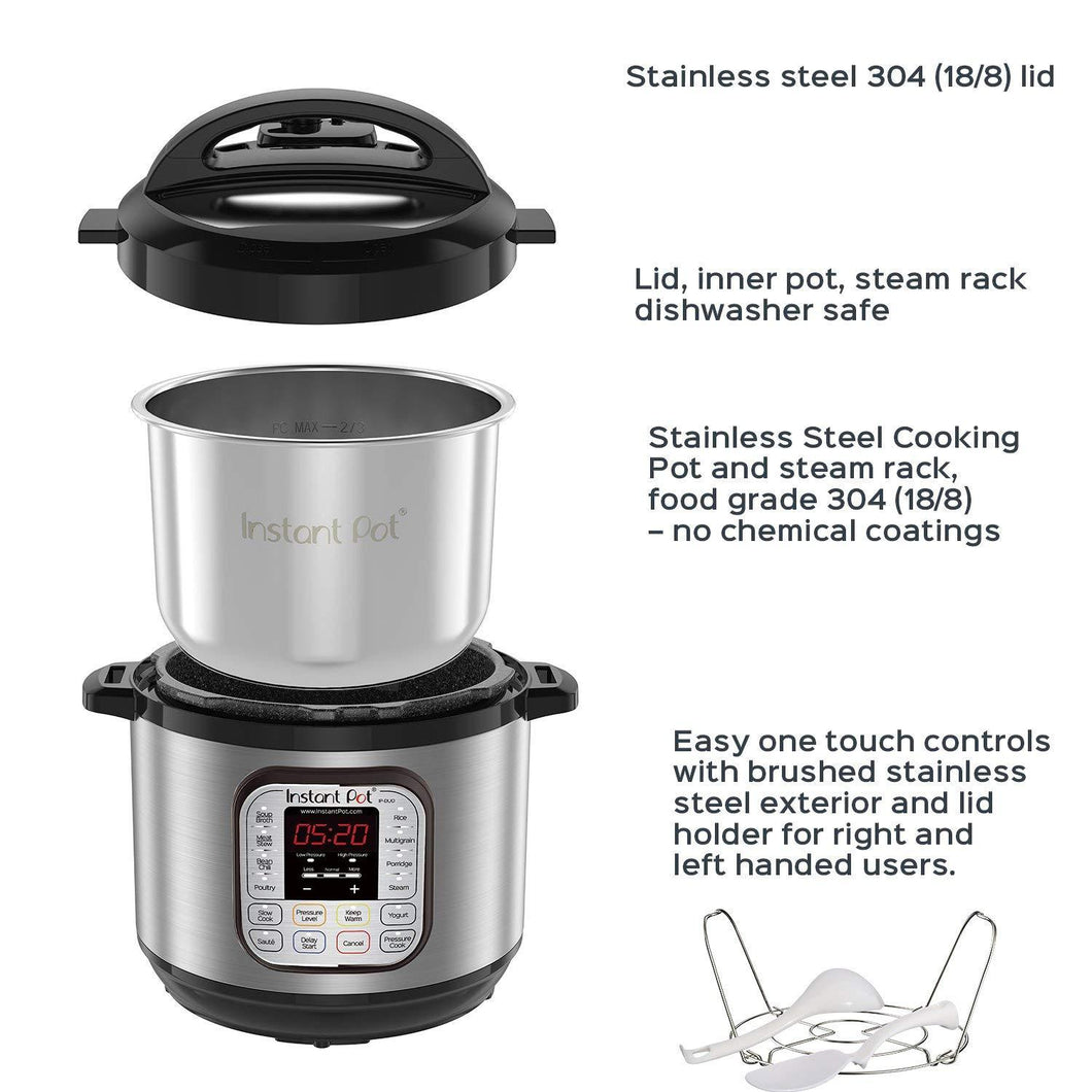 7-in-1 Multi- Use Programmable Pressure Cooker, Slow Cooker, Rice Cooker, Yogurt Maker and Warmer