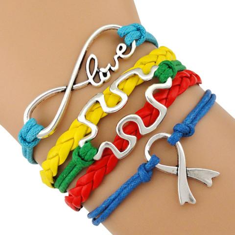 Autism Awareness Multicolor Bracelet