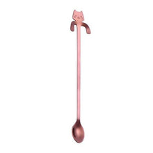 Load image into Gallery viewer, Cute Cat Spoon Long Handle Spoons