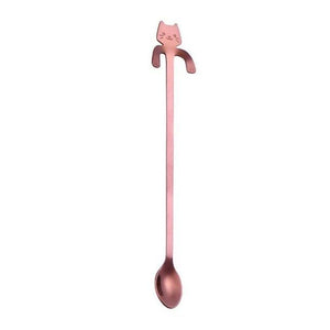 Cute Cat Spoon Long Handle Spoons