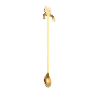 Cute Cat Spoon Long Handle Spoons