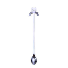 Load image into Gallery viewer, Cute Cat Spoon Long Handle Spoons