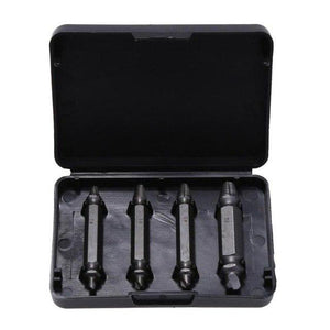 4PCS Double Side Damaged Screw Extractor Drill Bits